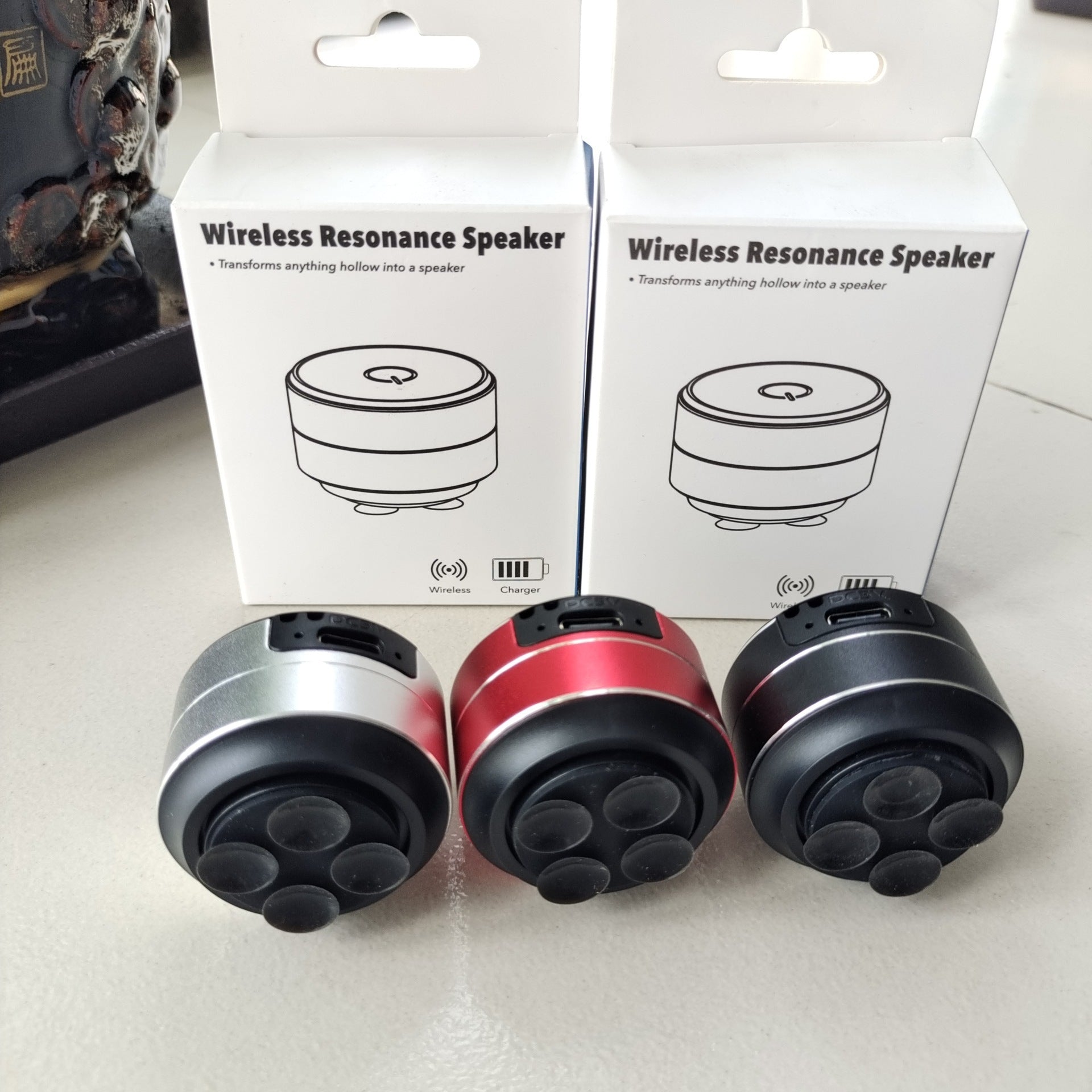 TWS Black Technology Bone Conduction Bluetooth Speaker